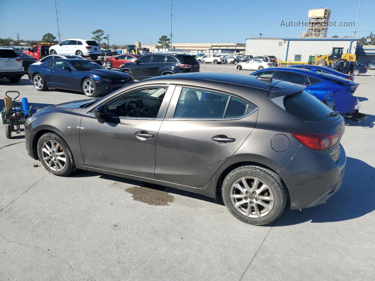 2016 Mazda 3 Touring Gray vin: 3MZBM1M73GM321383