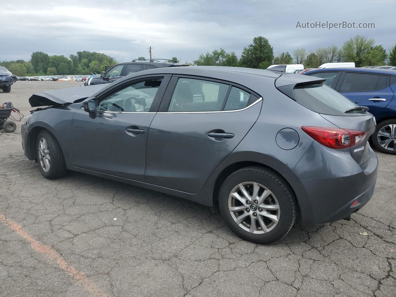 2016 Mazda 3 Touring Charcoal vin: 3MZBM1M73GM329290