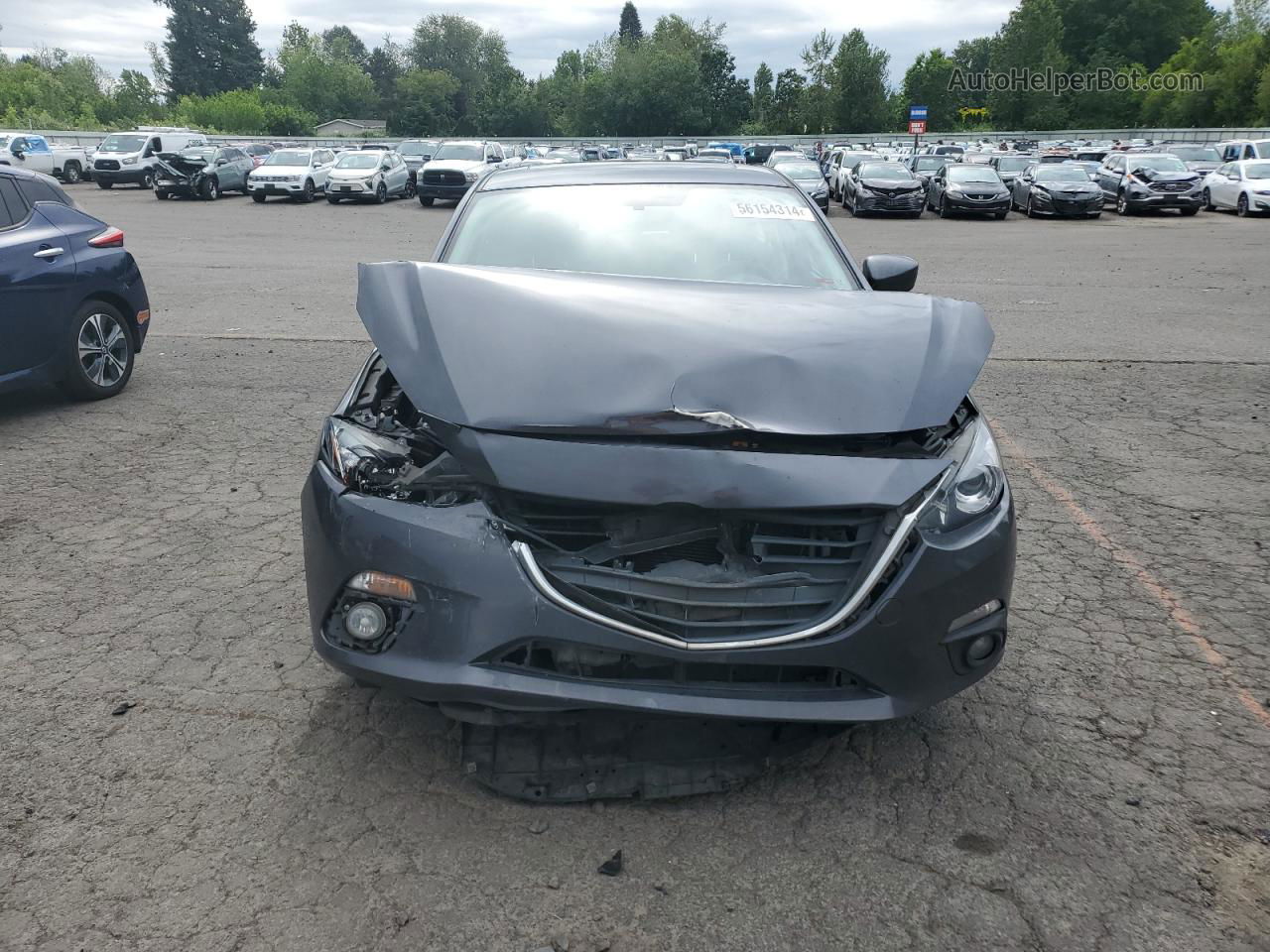 2016 Mazda 3 Touring Charcoal vin: 3MZBM1M73GM329290