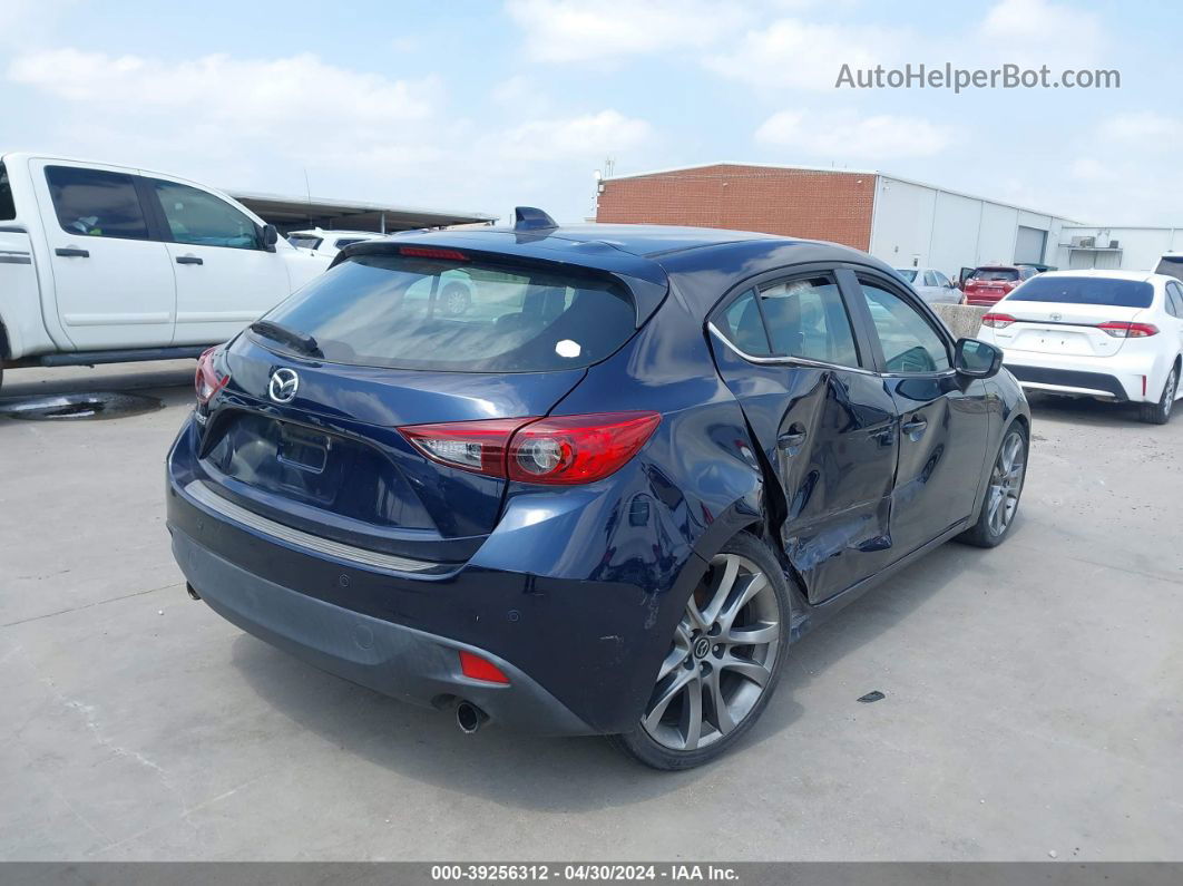 2015 Mazda Mazda3 I Grand Touring Dark Blue vin: 3MZBM1M74FM148729