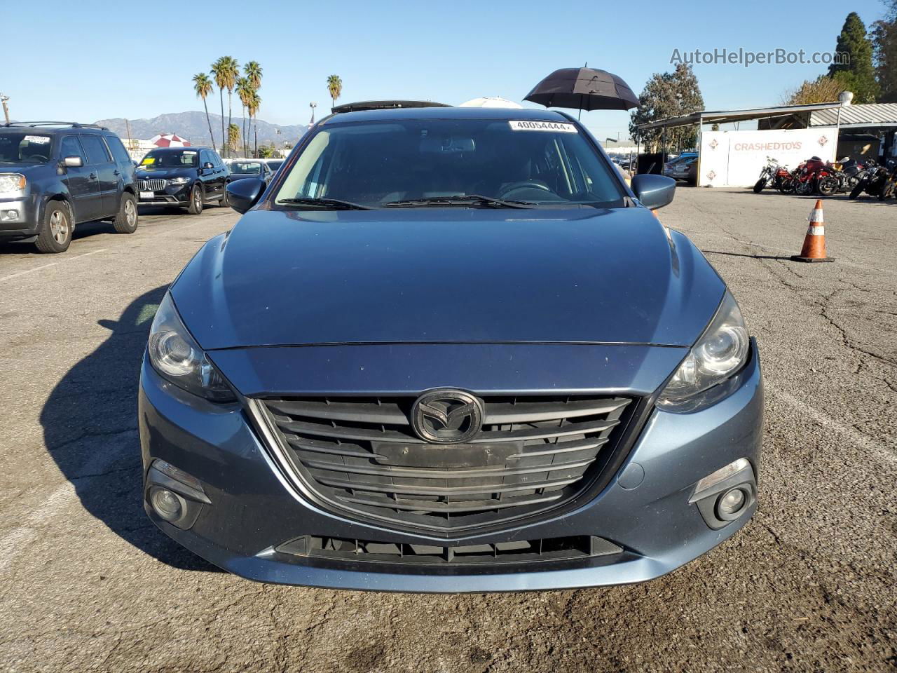 2016 Mazda 3 Touring Blue vin: 3MZBM1M74GM313759