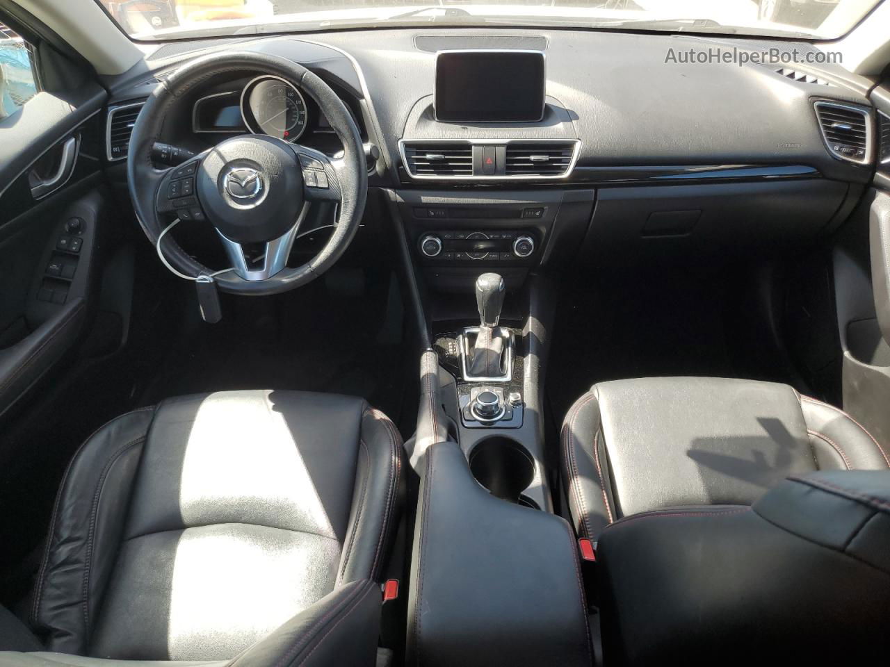 2015 Mazda 3 Grand Touring White vin: 3MZBM1M78FM217793