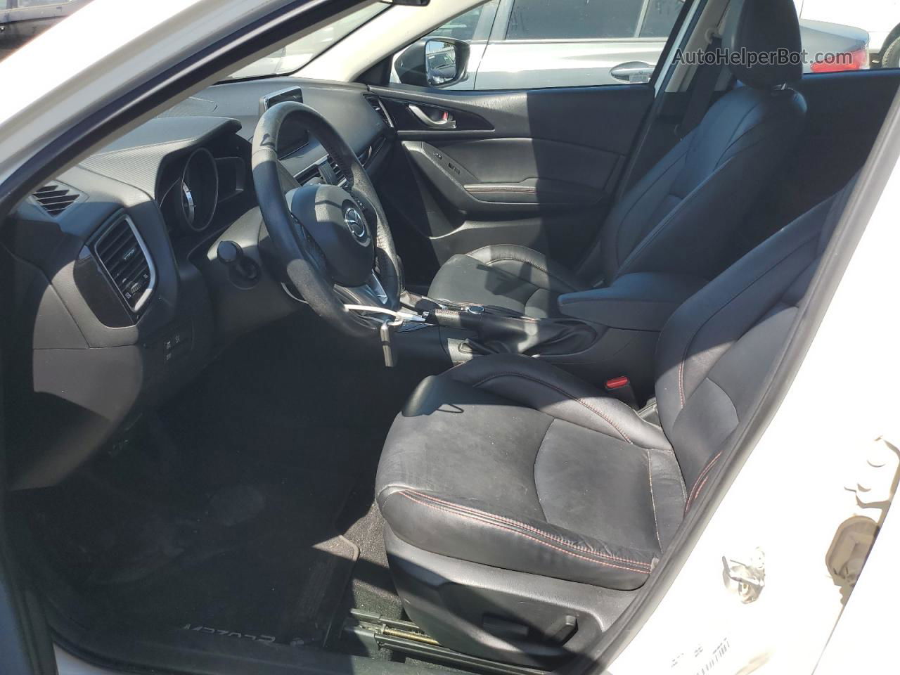 2015 Mazda 3 Grand Touring Белый vin: 3MZBM1M78FM217793