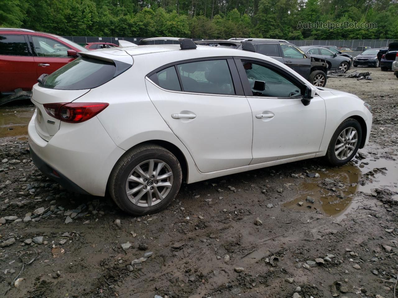 2016 Mazda 3 Touring White vin: 3MZBM1M7XGM311028