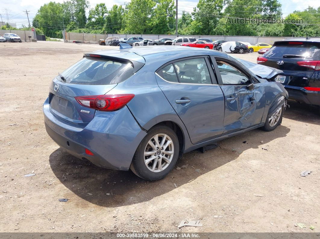 2016 Mazda Mazda3 I Grand Touring Синий vin: 3MZBM1N72GM253866