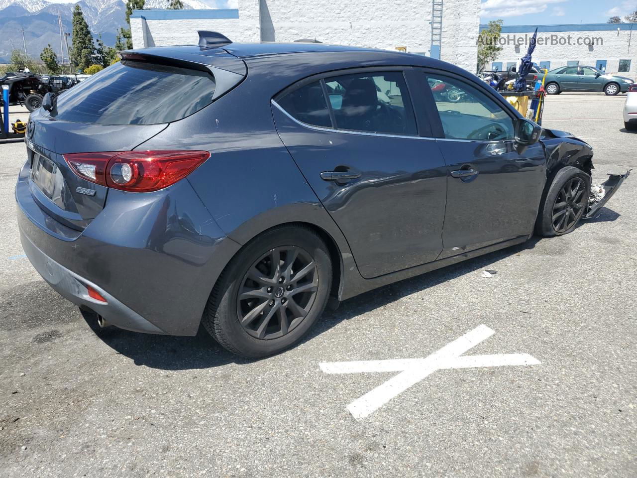 2016 Mazda 3 Grand Touring Charcoal vin: 3MZBM1N74GM258163