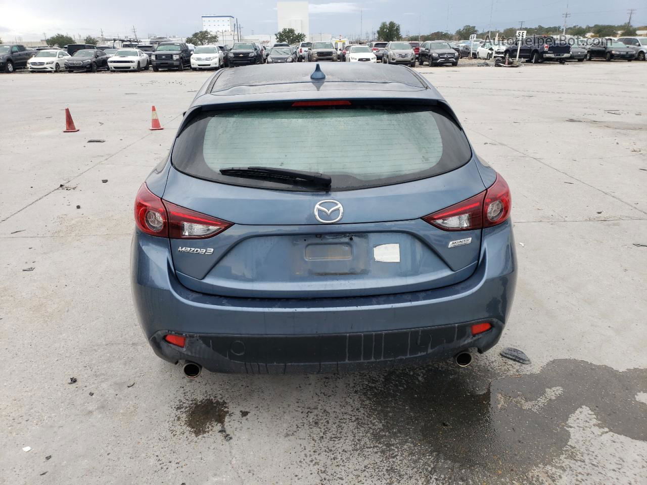 2016 Mazda 3 Grand Touring Blue vin: 3MZBM1N76GM329590