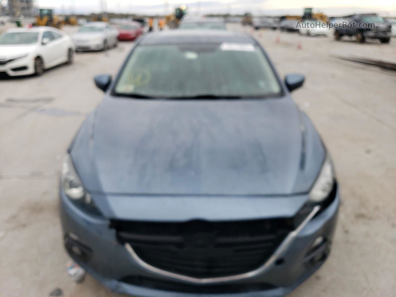 2016 Mazda 3 Grand Touring Синий vin: 3MZBM1N76GM329590