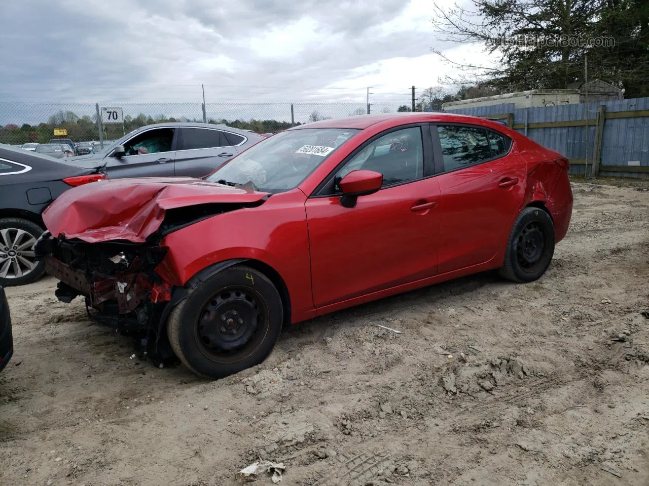 2016 Mazda 3 Sport Red vin: 3MZBM1T73GM239526