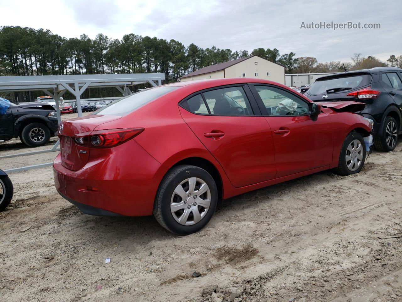 2016 Mazda 3 Sport Красный vin: 3MZBM1T73GM239526