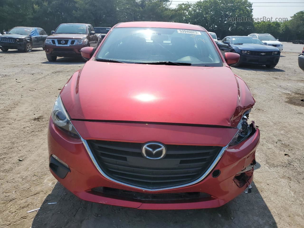 2016 Mazda 3 Sport Красный vin: 3MZBM1T73GM258402