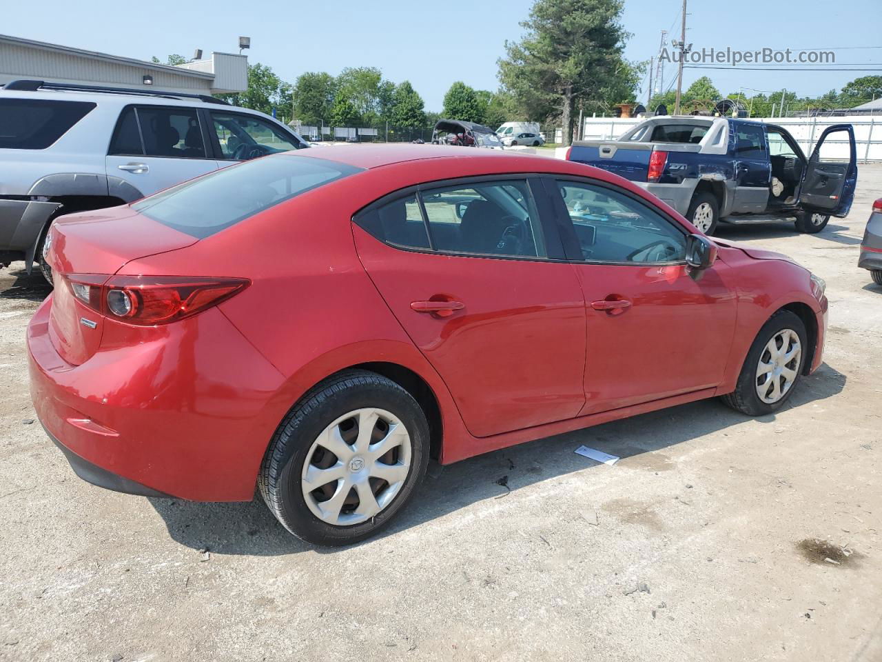 2016 Mazda 3 Sport Красный vin: 3MZBM1T73GM258402