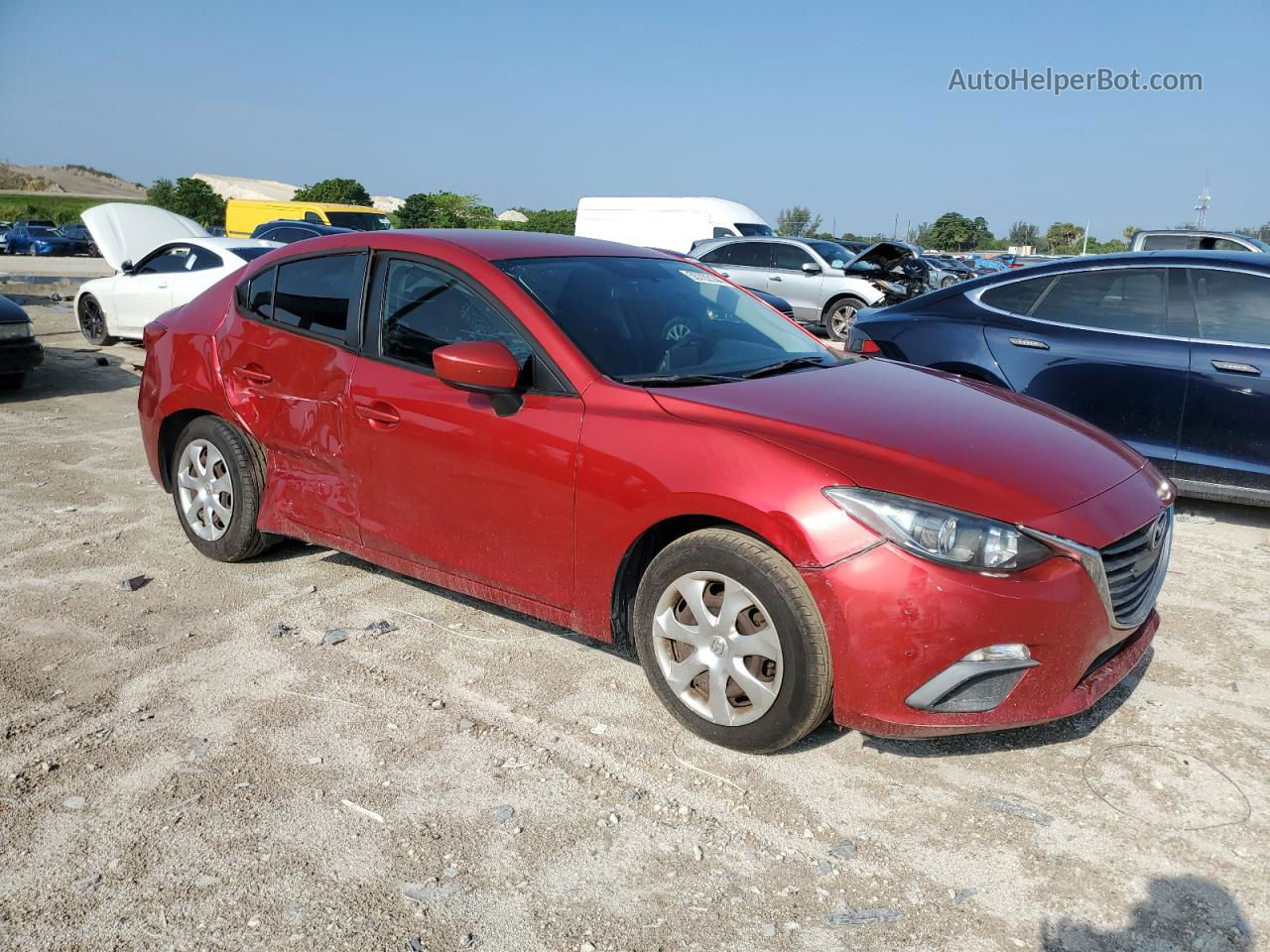 2016 Mazda 3 Sport Red vin: 3MZBM1T74GM277170