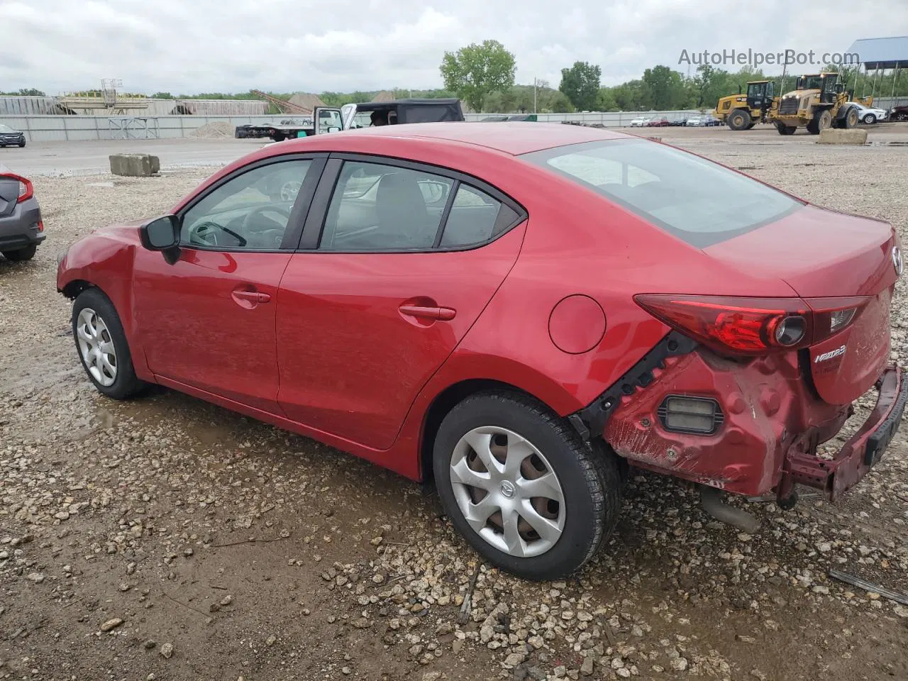 2016 Mazda 3 Sport Красный vin: 3MZBM1T74GM284698