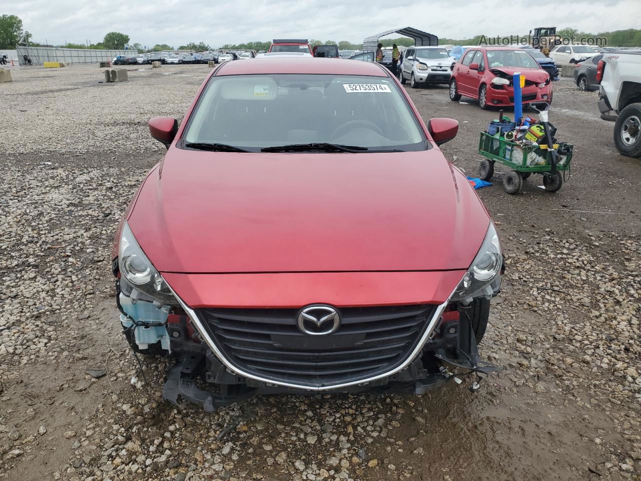 2016 Mazda 3 Sport Red vin: 3MZBM1T74GM284698