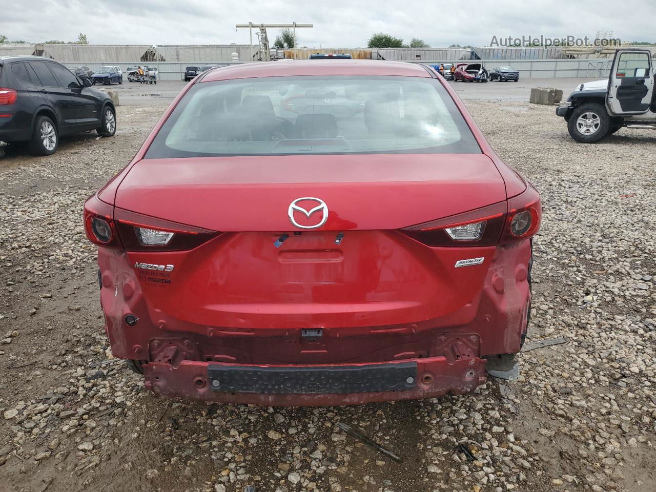 2016 Mazda 3 Sport Red vin: 3MZBM1T74GM284698