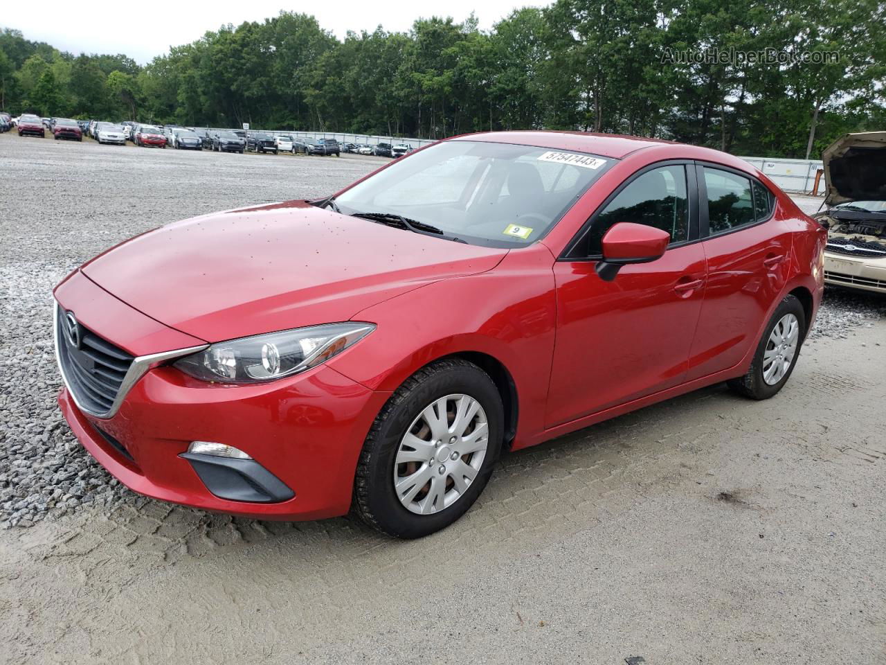 2016 Mazda 3 Sport Red vin: 3MZBM1T75GM239186