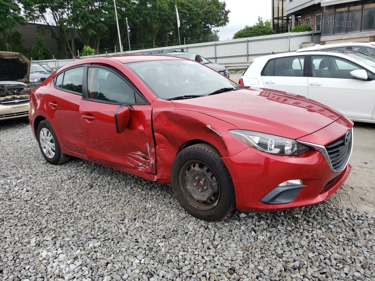 2016 Mazda 3 Sport Red vin: 3MZBM1T75GM239186