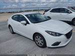 2016 Mazda Mazda3 I Sport White vin: 3MZBM1T75GM313870