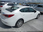 2016 Mazda Mazda3 I Sport White vin: 3MZBM1T75GM313870