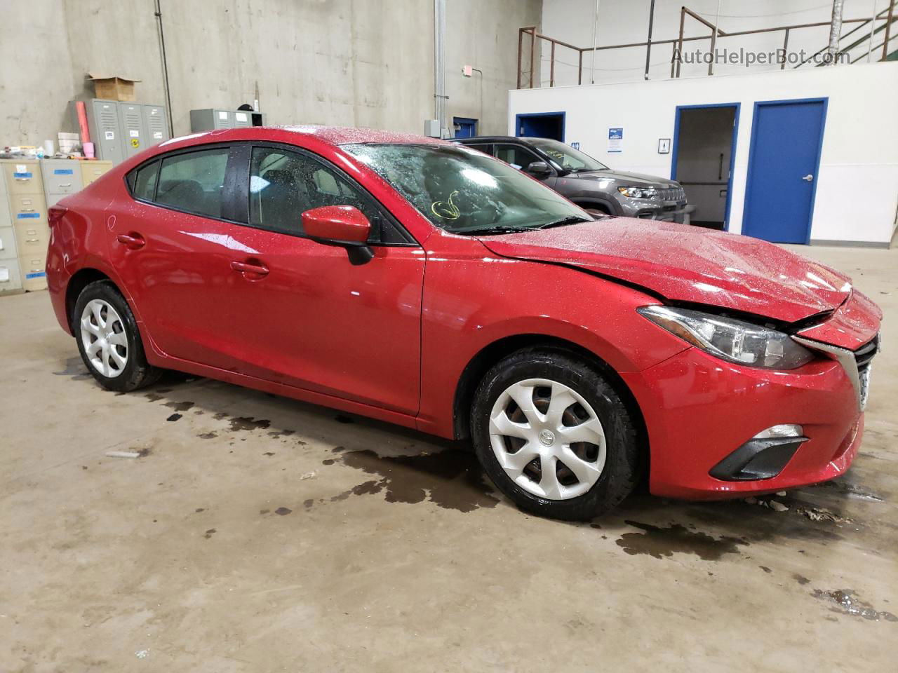 2016 Mazda 3 Sport Красный vin: 3MZBM1T76GM316647