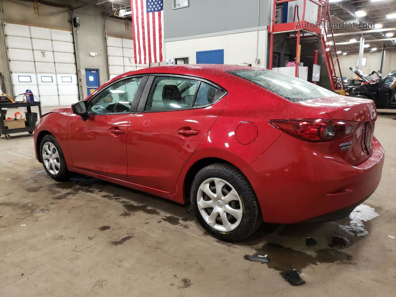 2016 Mazda 3 Sport Красный vin: 3MZBM1T76GM316647