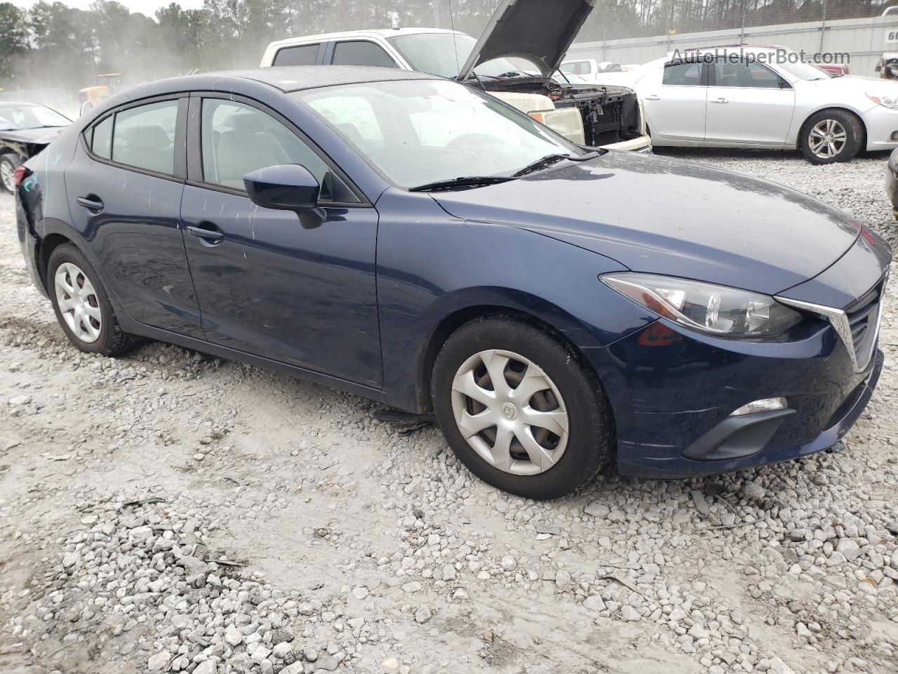 2016 Mazda 3 Sport Blue vin: 3MZBM1T77GM259343