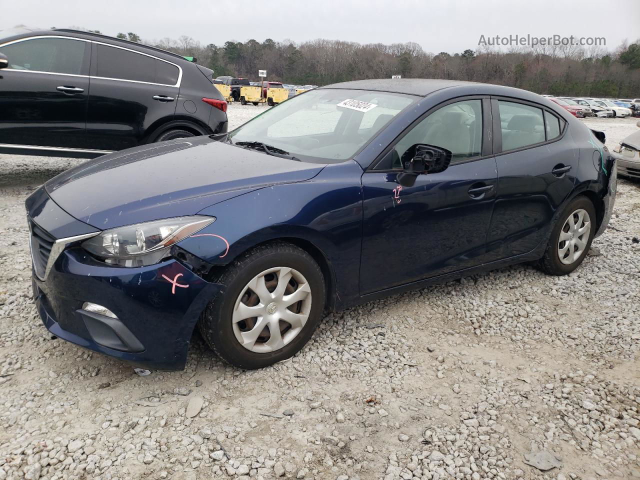 2016 Mazda 3 Sport Blue vin: 3MZBM1T77GM259343