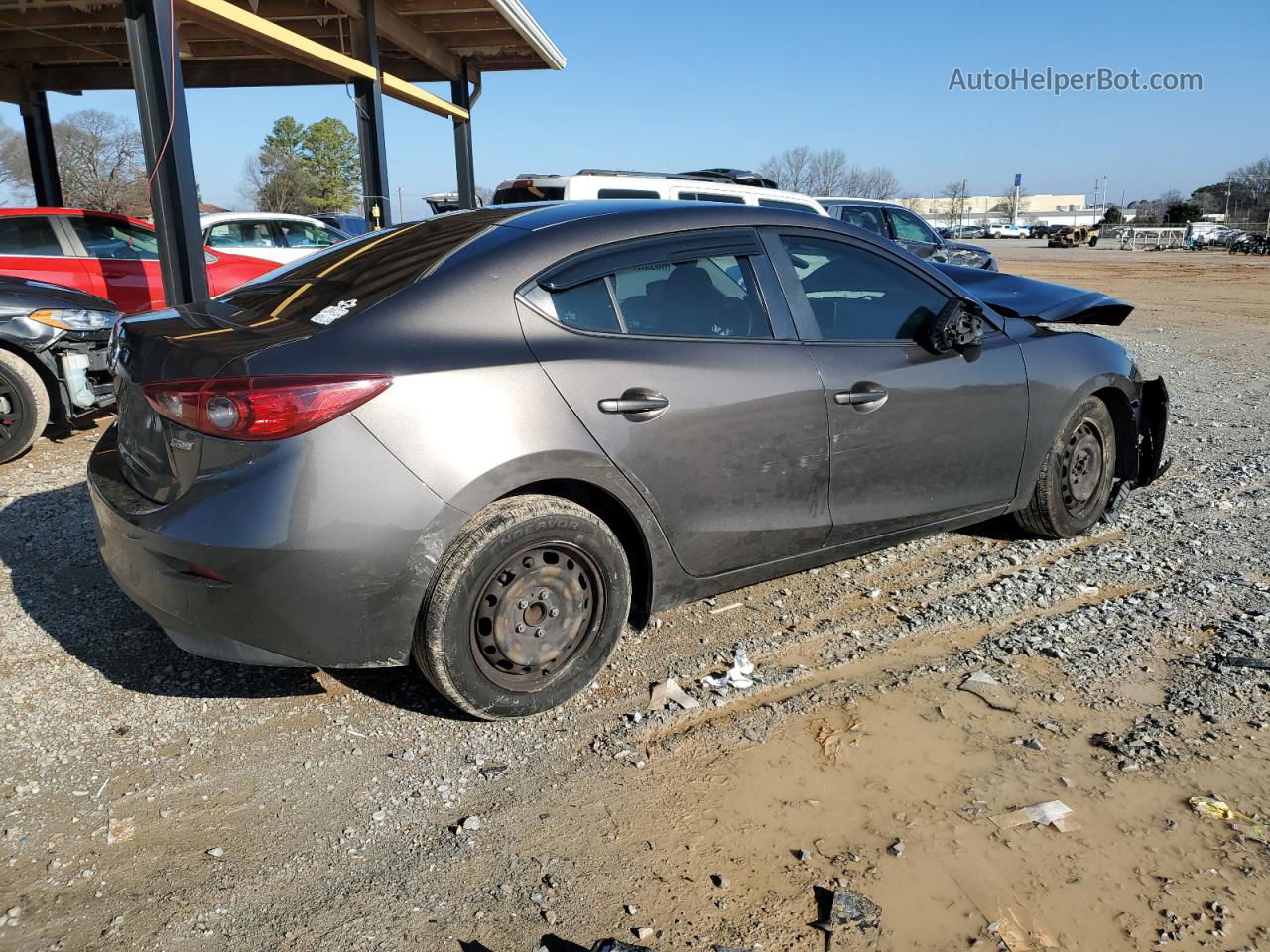 2016 Mazda 3 Sport Gray vin: 3MZBM1T78GM241921