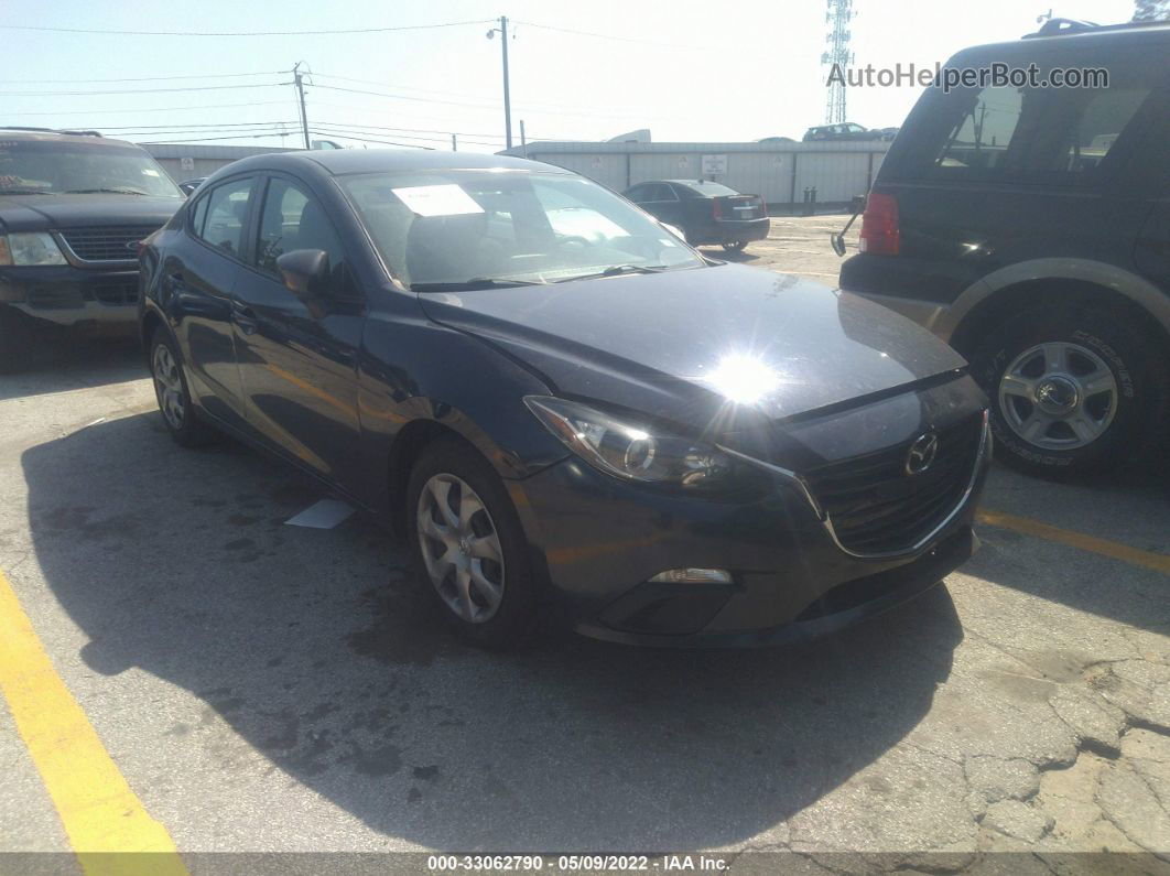 2016 Mazda Mazda3 I Sport Blue vin: 3MZBM1T78GM247024