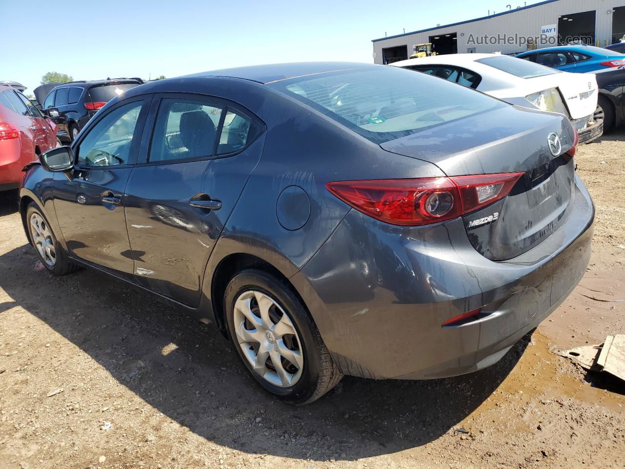 2016 Mazda 3 Sport Gray vin: 3MZBM1T79GM303858