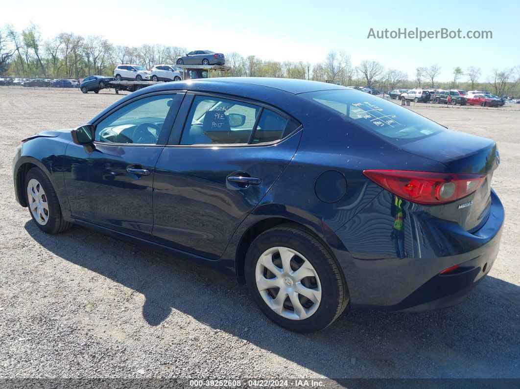 2016 Mazda Mazda3   Blue vin: 3MZBM1T79GM328114