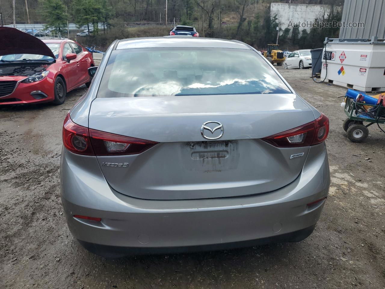 2016 Mazda 3 Sport Gray vin: 3MZBM1T7XGM244903