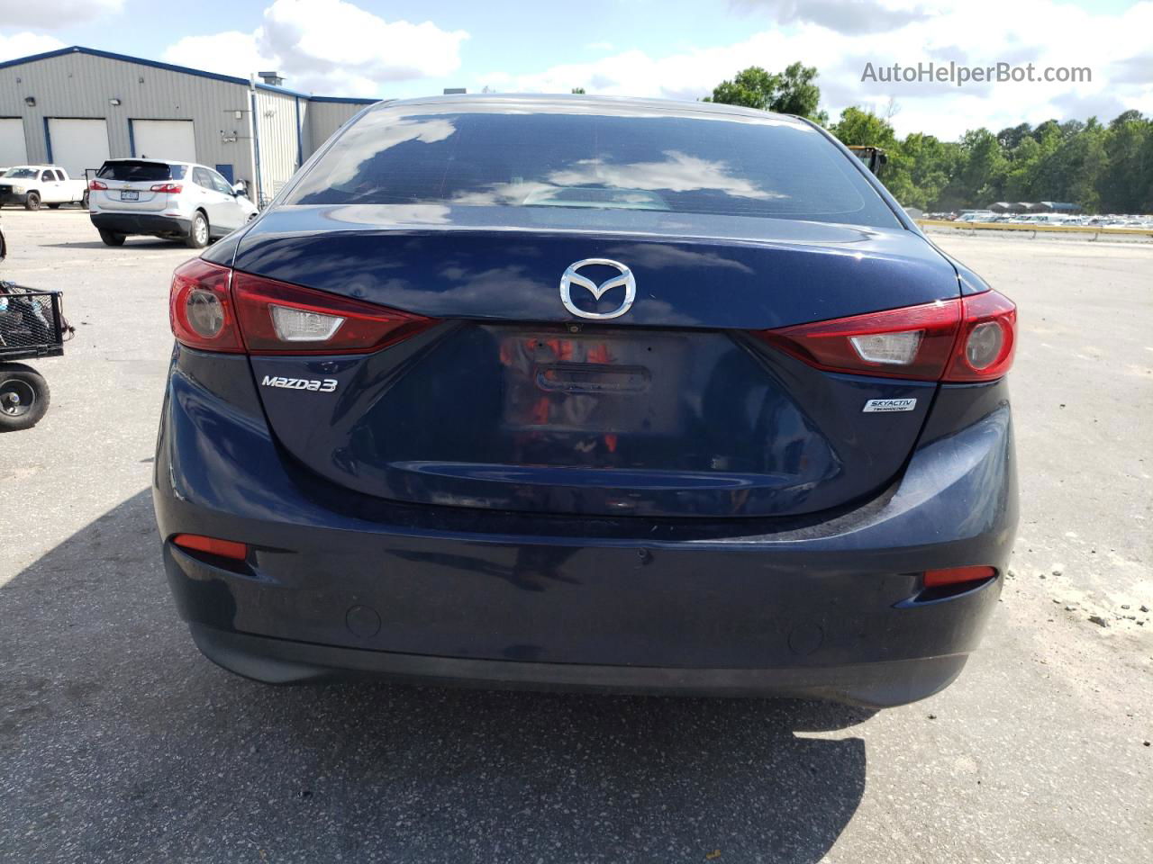 2016 Mazda 3 Sport Blue vin: 3MZBM1T7XGM320202