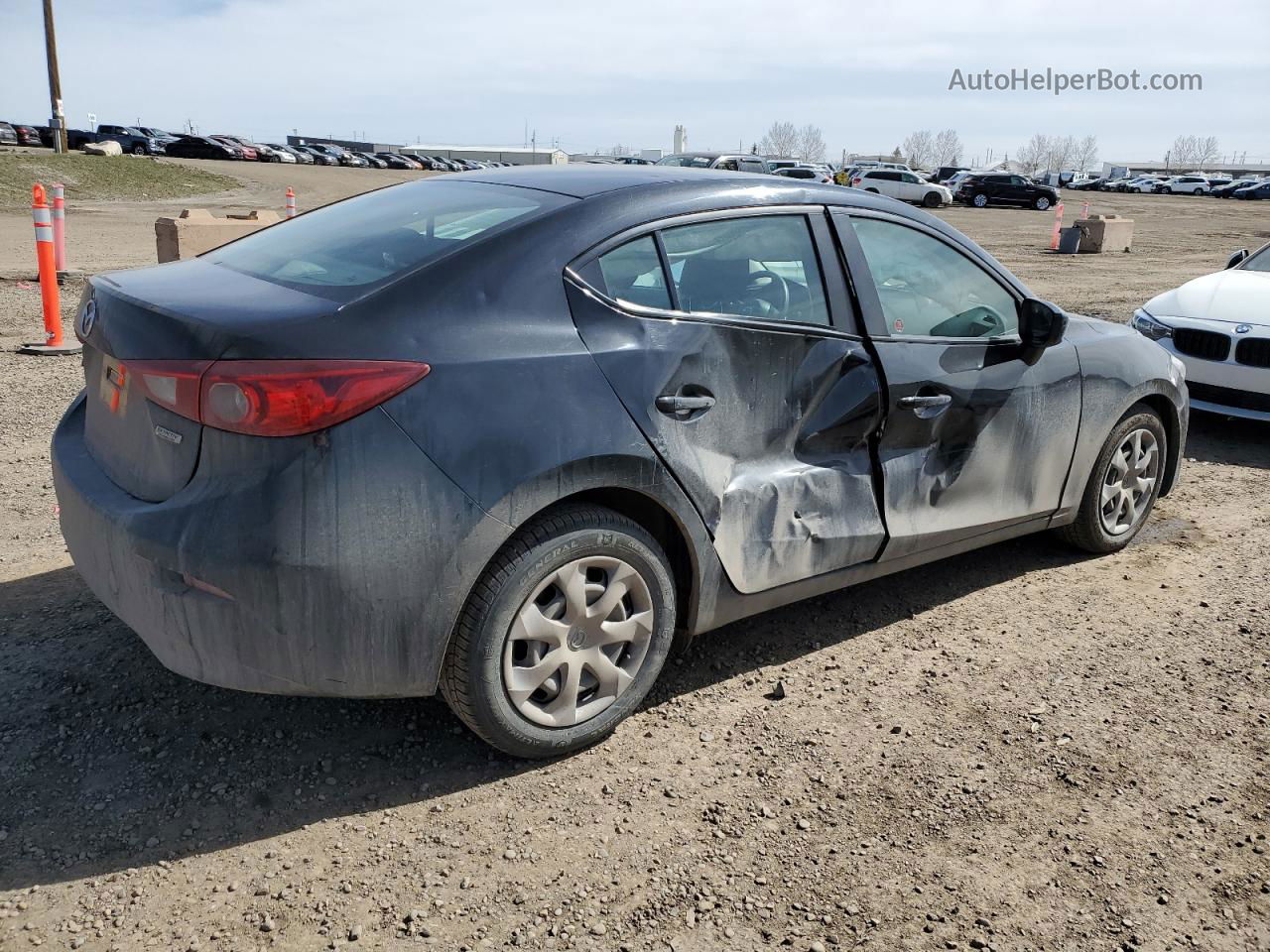 2015 Mazda 3 Sport Черный vin: 3MZBM1U70FM140854