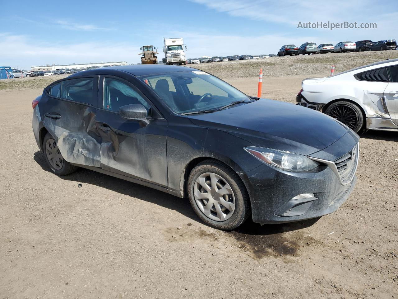 2015 Mazda 3 Sport Черный vin: 3MZBM1U70FM140854