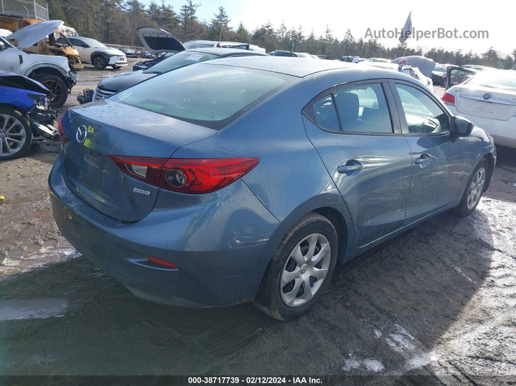 2015 Mazda Mazda3 I Sport Синий vin: 3MZBM1U70FM166189