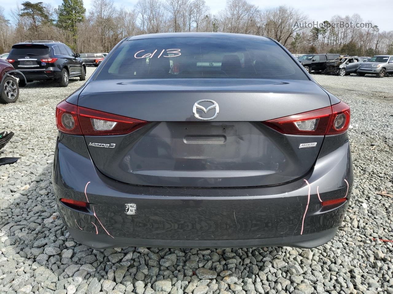 2015 Mazda 3 Sport Gray vin: 3MZBM1U70FM193778