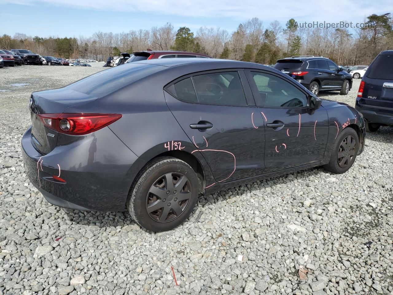 2015 Mazda 3 Sport Gray vin: 3MZBM1U70FM193778