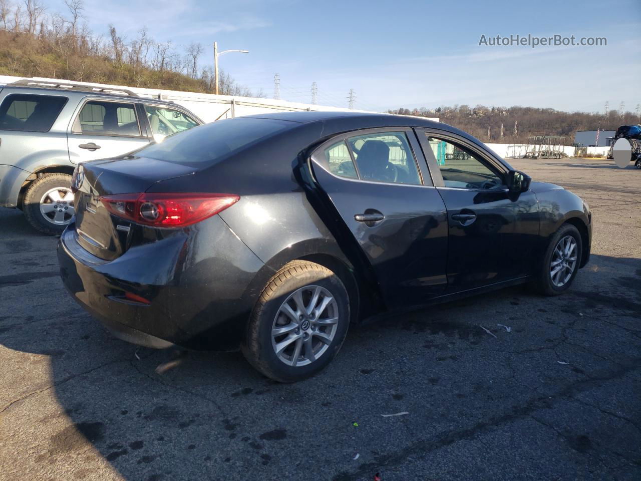 2016 Mazda 3 Sport Черный vin: 3MZBM1U70GM324550