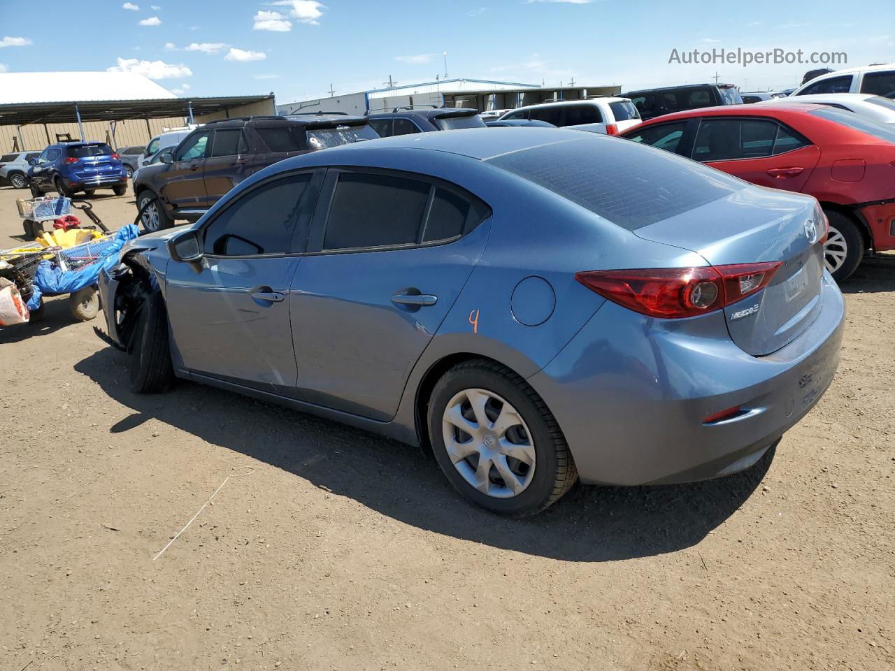 2015 Mazda 3 Sport Blue vin: 3MZBM1U71FM148106