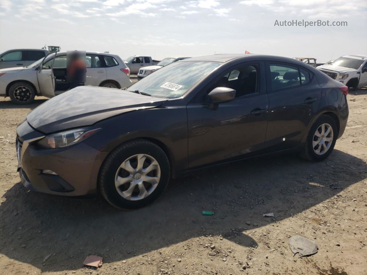 2015 Mazda 3 Sport Gray vin: 3MZBM1U71FM180229