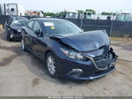 2016 Mazda Mazda3 I Sport Navy vin: 3MZBM1U71GM329756