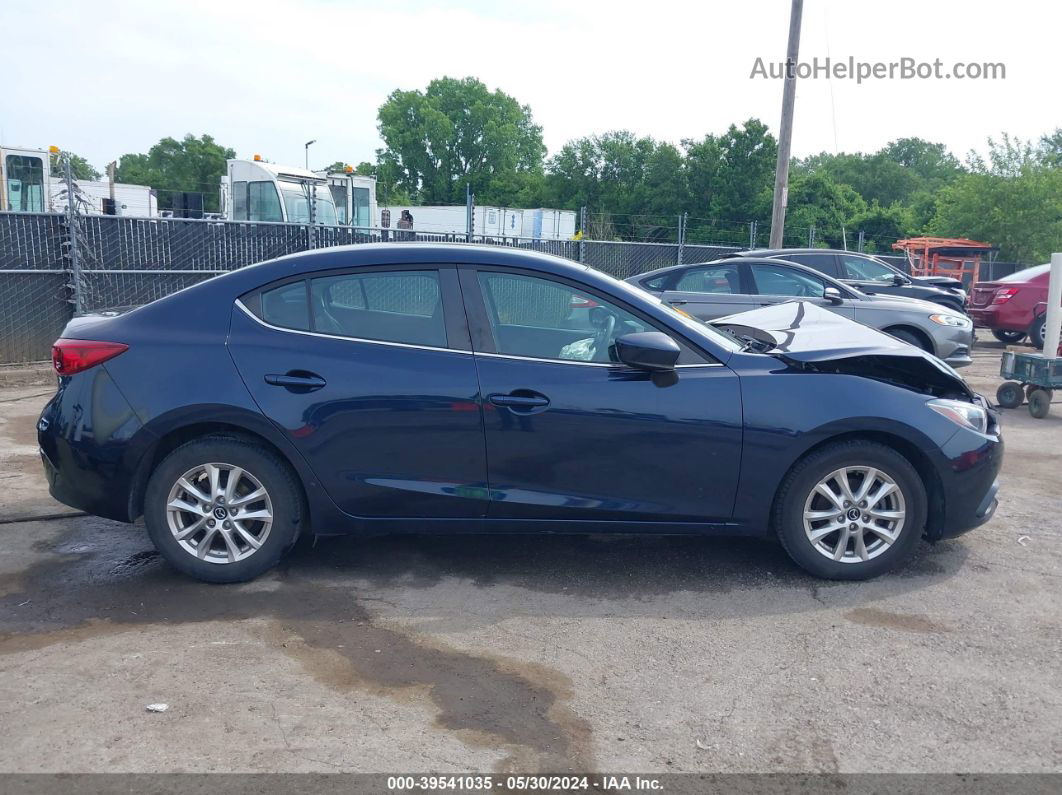 2016 Mazda Mazda3 I Sport Navy vin: 3MZBM1U71GM329756