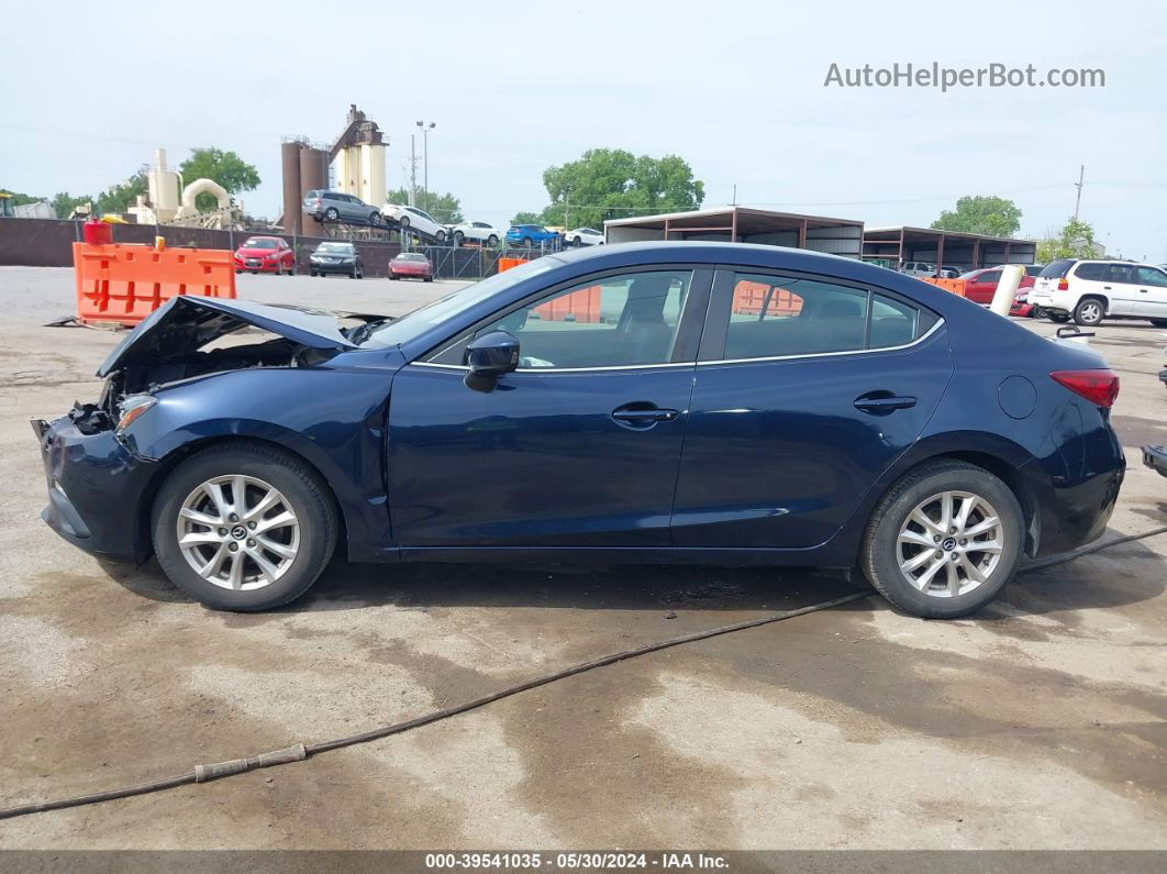 2016 Mazda Mazda3 I Sport Navy vin: 3MZBM1U71GM329756