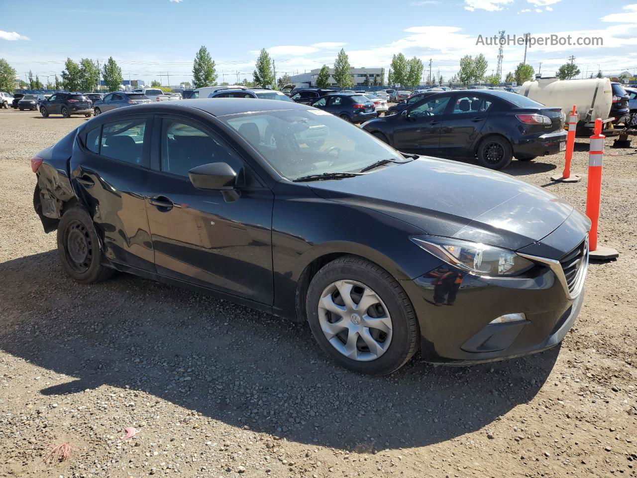 2014 Mazda 3 Sport Черный vin: 3MZBM1U72EM102394