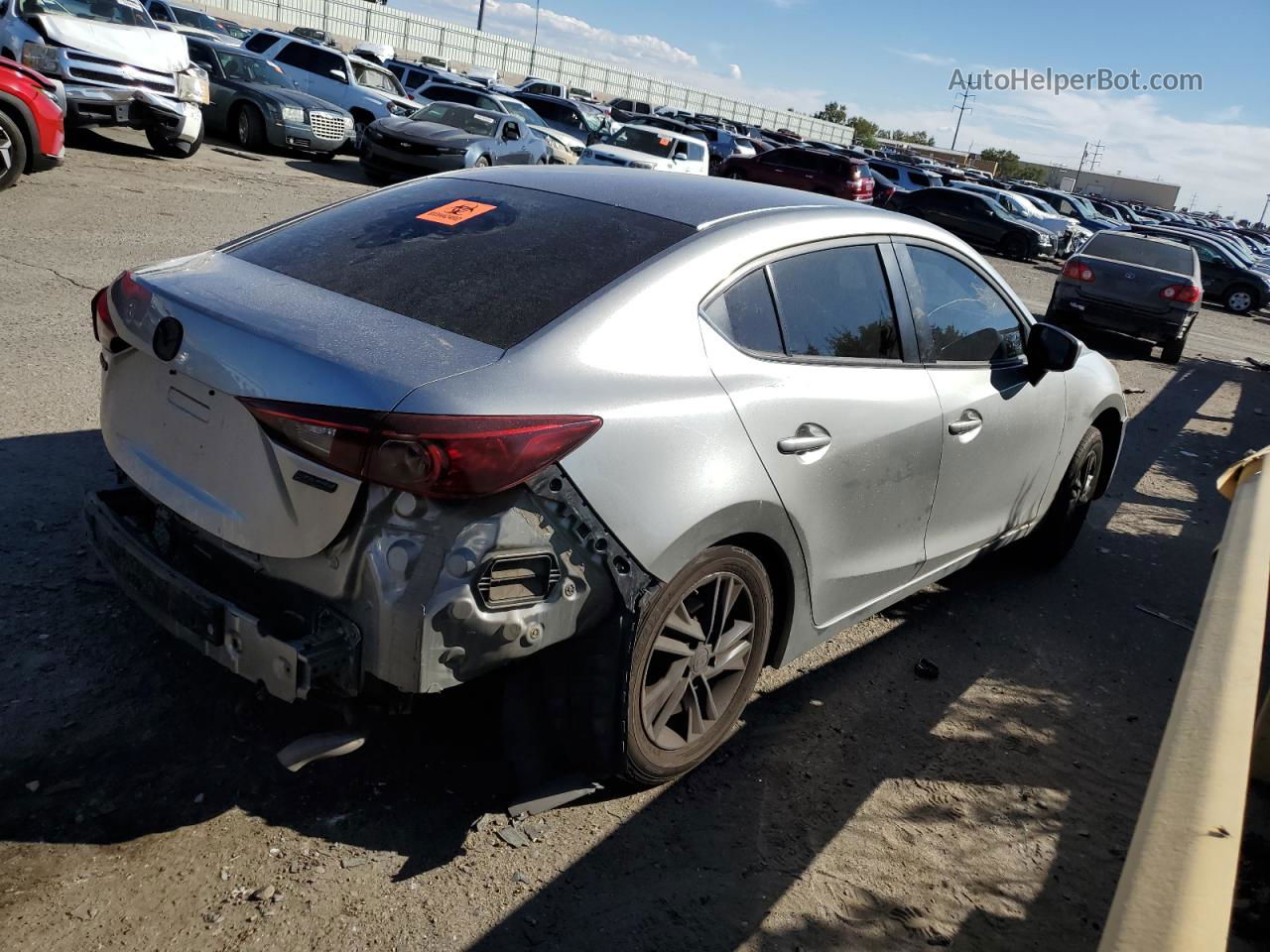 2015 Mazda 3 Sport Silver vin: 3MZBM1U73FM127189