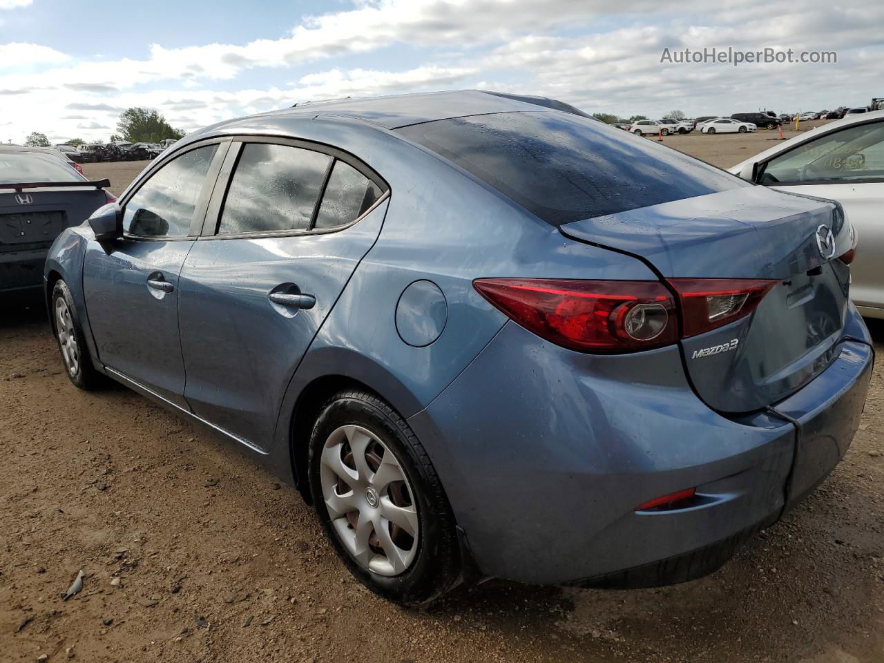 2015 Mazda 3 Sport Синий vin: 3MZBM1U73FM130819