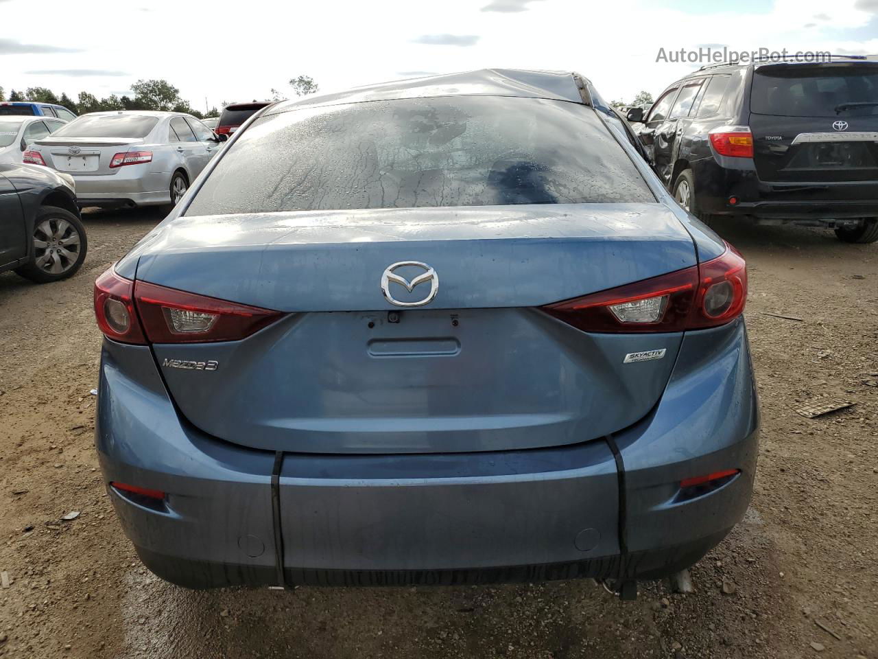 2015 Mazda 3 Sport Blue vin: 3MZBM1U73FM130819