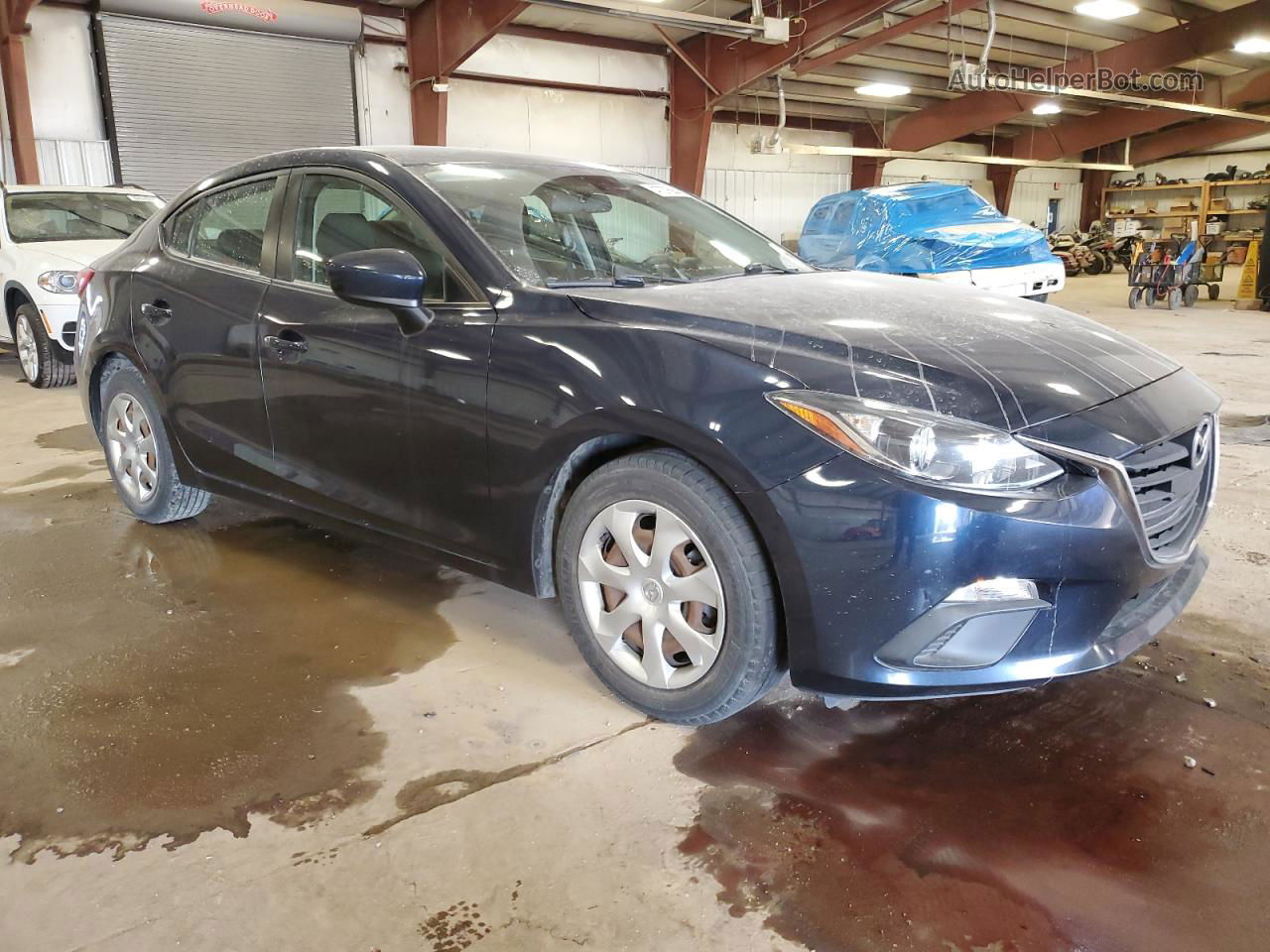 2015 Mazda 3 Sport Blue vin: 3MZBM1U73FM156157